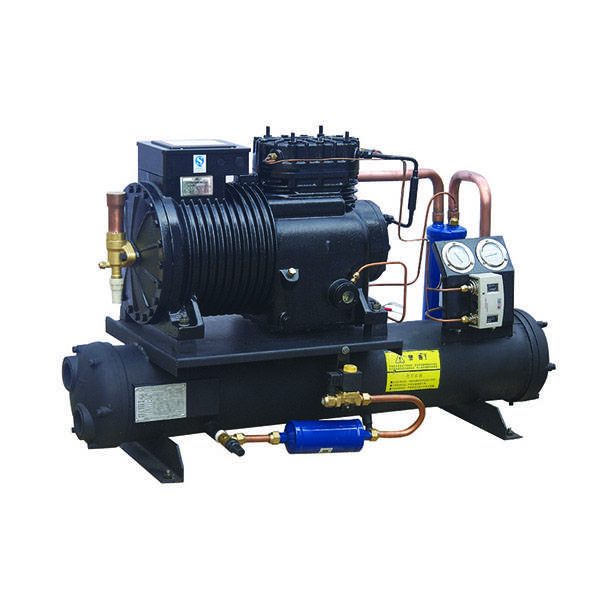 Semi-hermetic & Screw Compressor unit water cooled chiller 0~-20℃ Featured Image