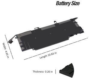 Baterai Laptop NF2MW kanggo Dell Latitude 7400 2-In-1 7146W 0C76H7 C76H7