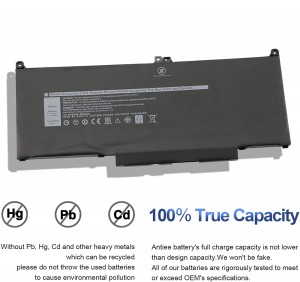 Batré Laptop MXV9V pikeun Dell Latitude 5300 5310 2-in-1 7300 451-BCJG