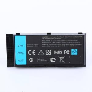 M6600 FV993 batteri för bärbar dator för Dell Precision M4800 M6800 M4600 M6700