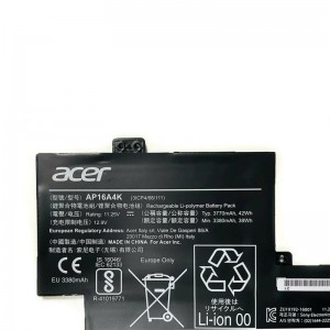 AP16A4K แบตเตอรี่แล็ปท็อปสำหรับ Acer Swift SF113-31-P865 Series แบตเตอรี่ลิเธียม