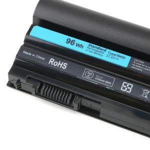 97Wh E6420 Laptop Battery Suppliers for Dell T54FJ E5420 M5Y0X 9-Cell