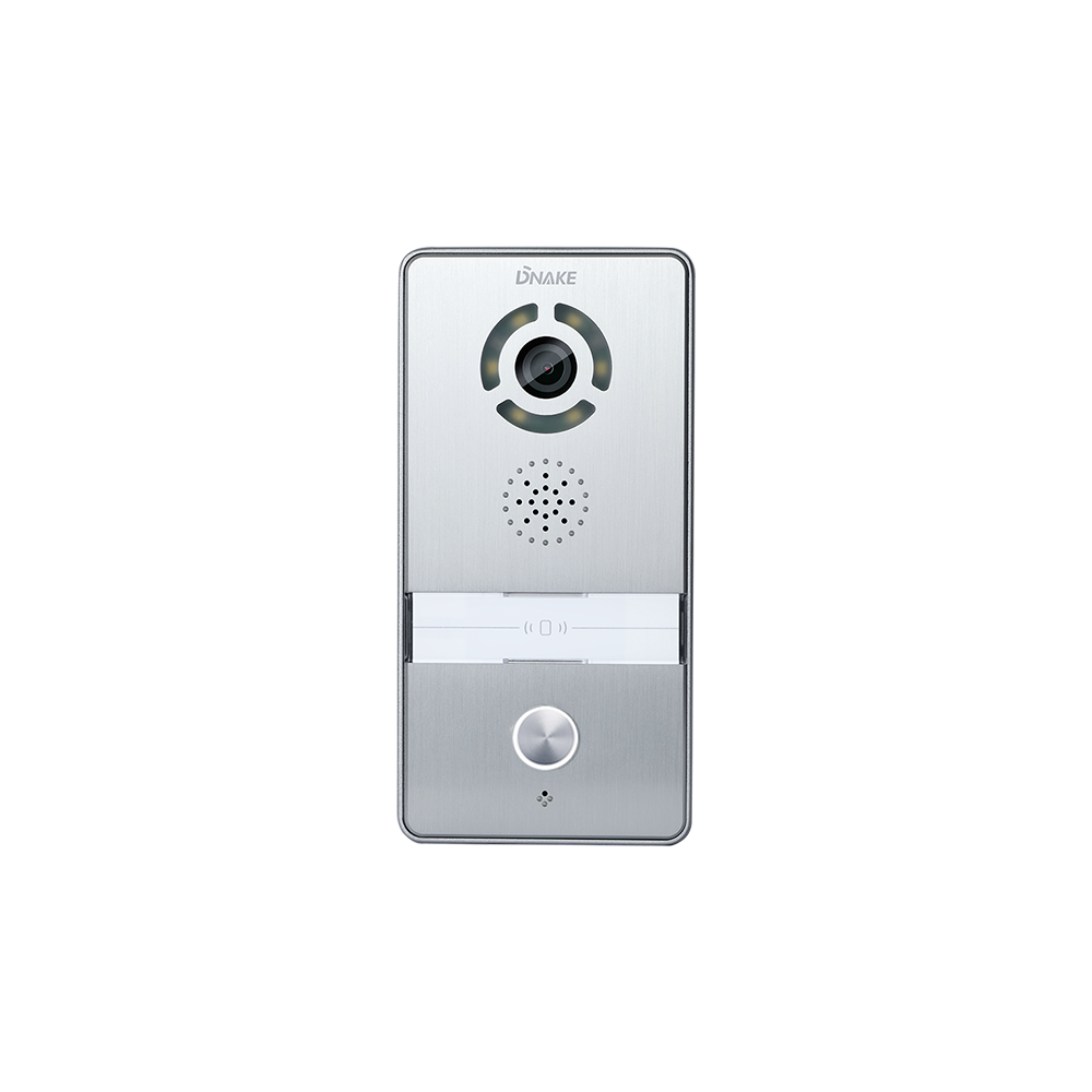 Представено изображение на SIP видео домофон с 1 бутон