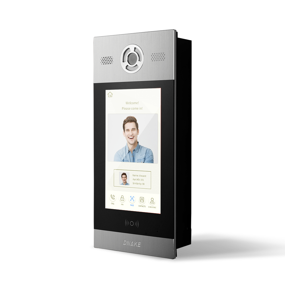 Doorphone Video Intercom - 10.1” Facial Recognition Android Doorphone – DNAKE Featured Image