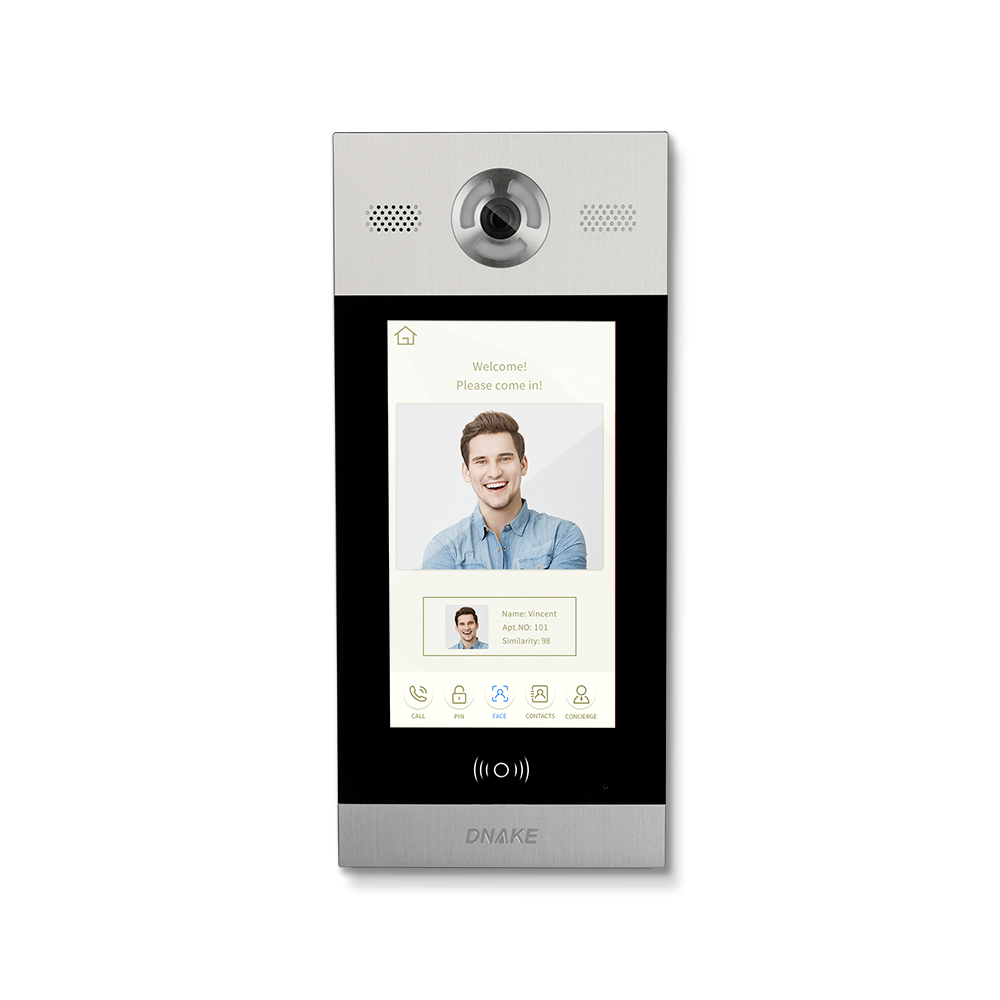 Door Entry Phone - 10.1″ Facial Recognition Android Doorphone – DNAKE