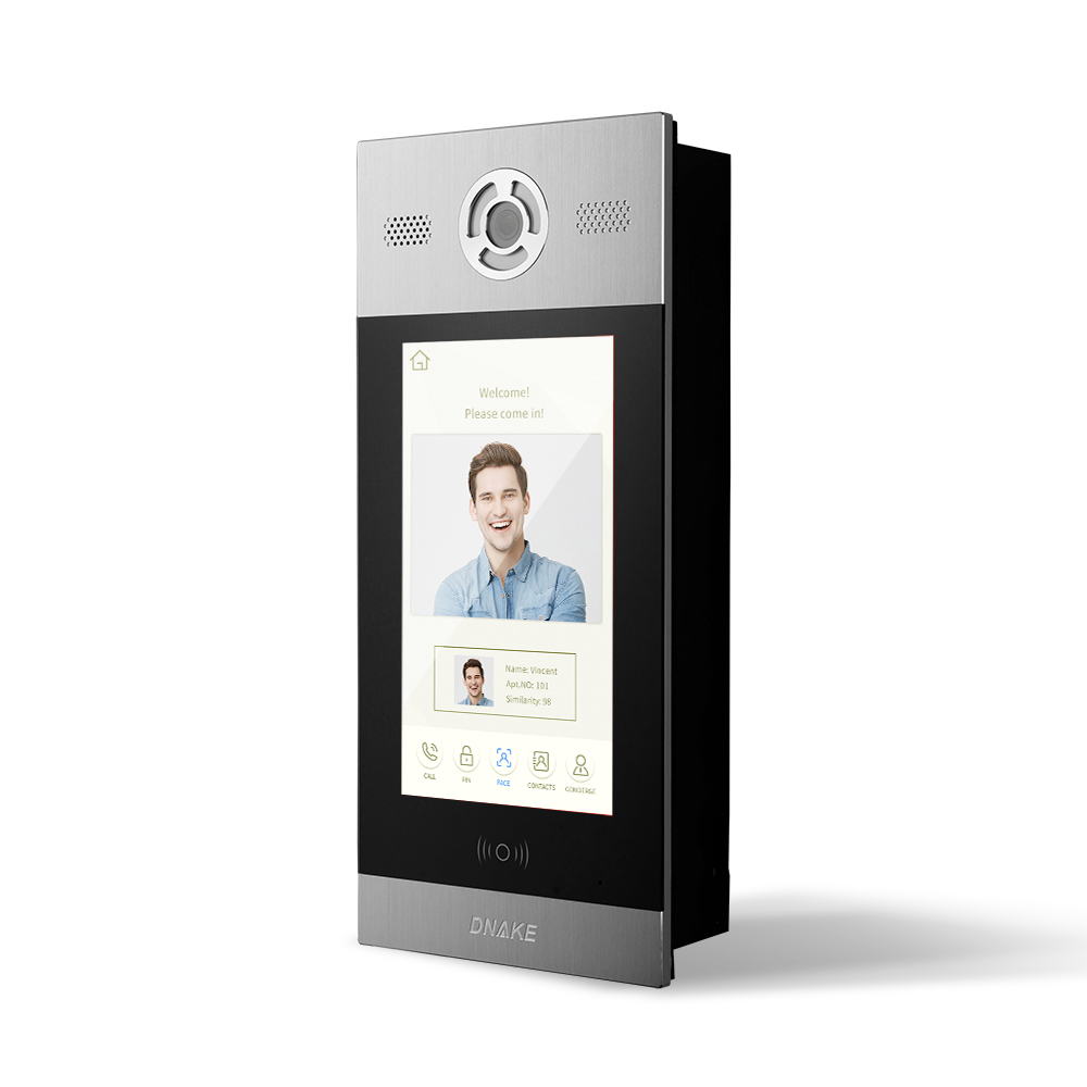 Discount Price Door Phone System - 10.1” Facial Recognition Android Doorphone – DNAKE Featured Image
