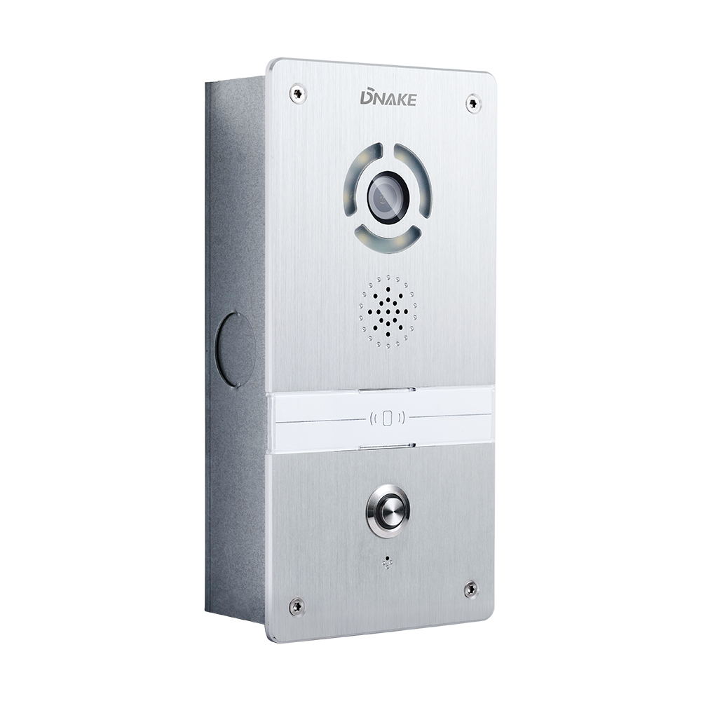 Cheapest Price Multi-tenant Intercom - 1-button SIP Video Door Phone  – DNAKE Featured Image