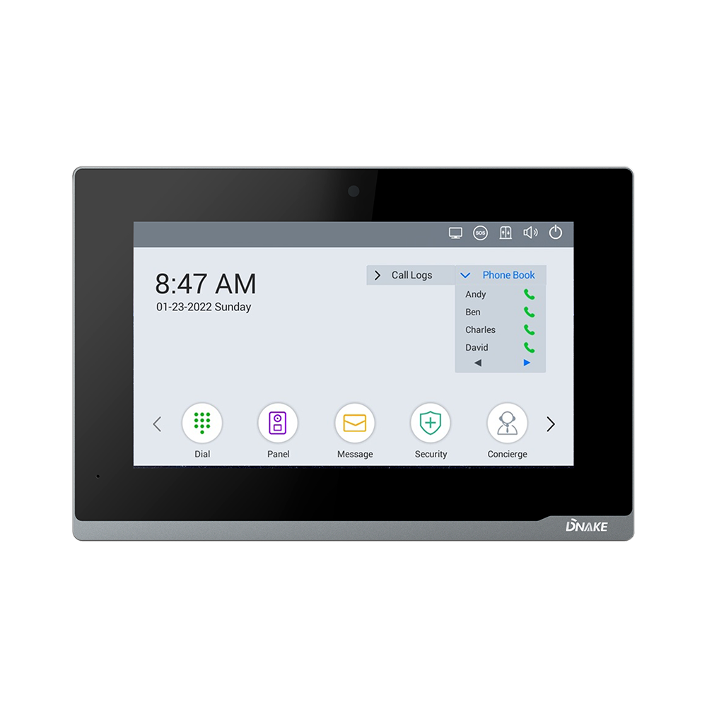 Original Factory Ip Video Door Phone - 7” Linux-based Indoor Monitor – DNAKE