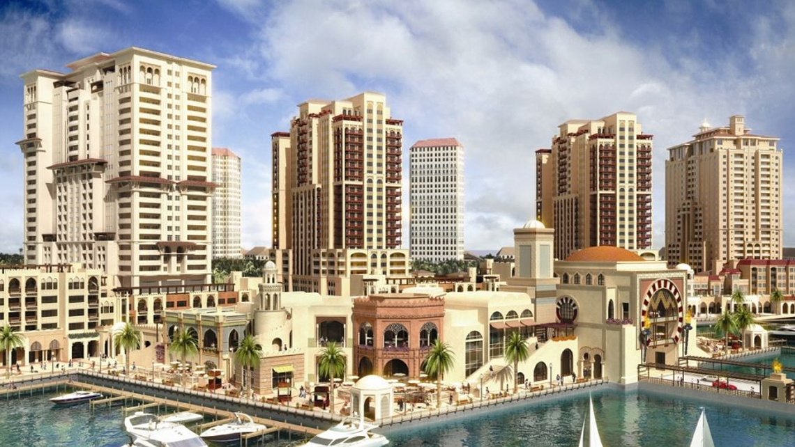 DNAKE 2-Wire IP Çareseriyên Navxweyî yên Apartmanê Tower 11 li Qatar