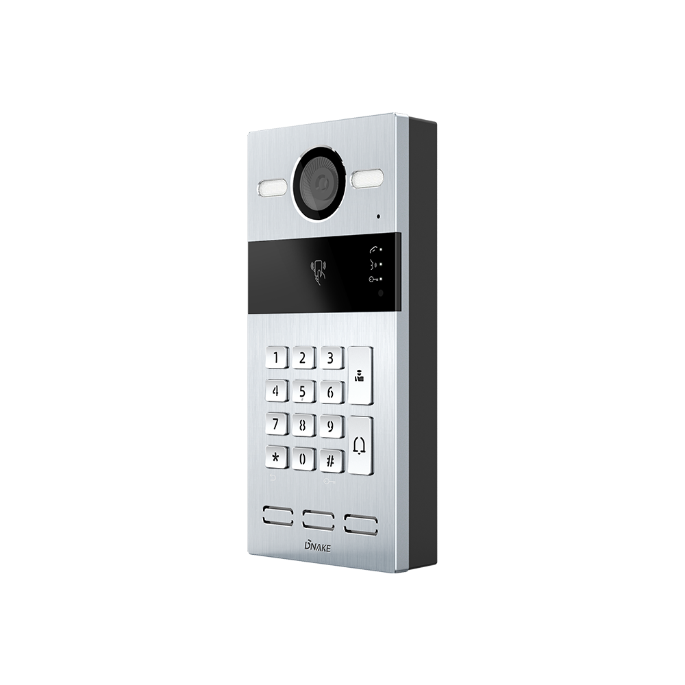 SIP vaizdo durų telefonas su klaviatūros vaizdu
