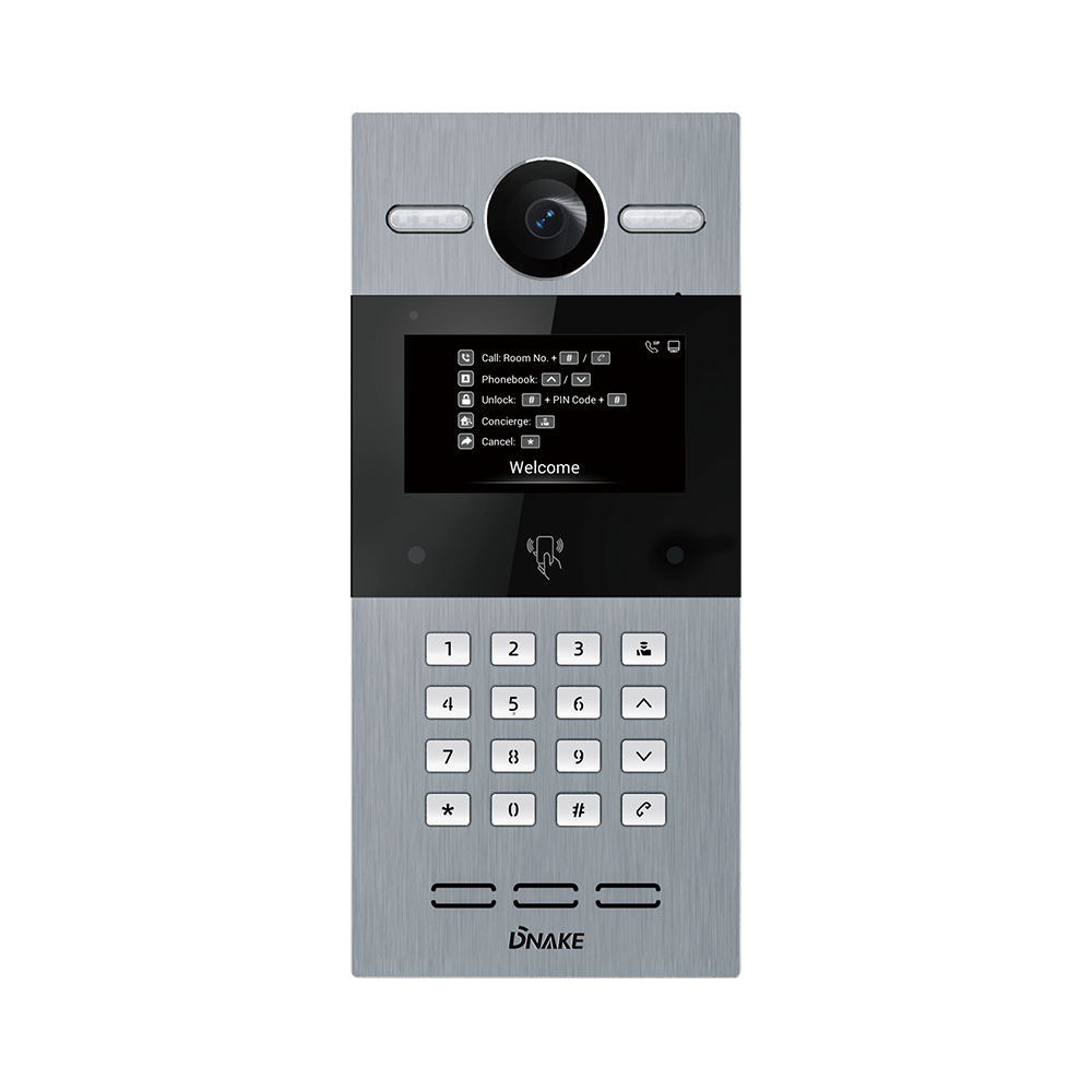 Factory Promotional Intercom Doorbell With Camera - 4.3” SIP Video Door Phone – DNAKE
