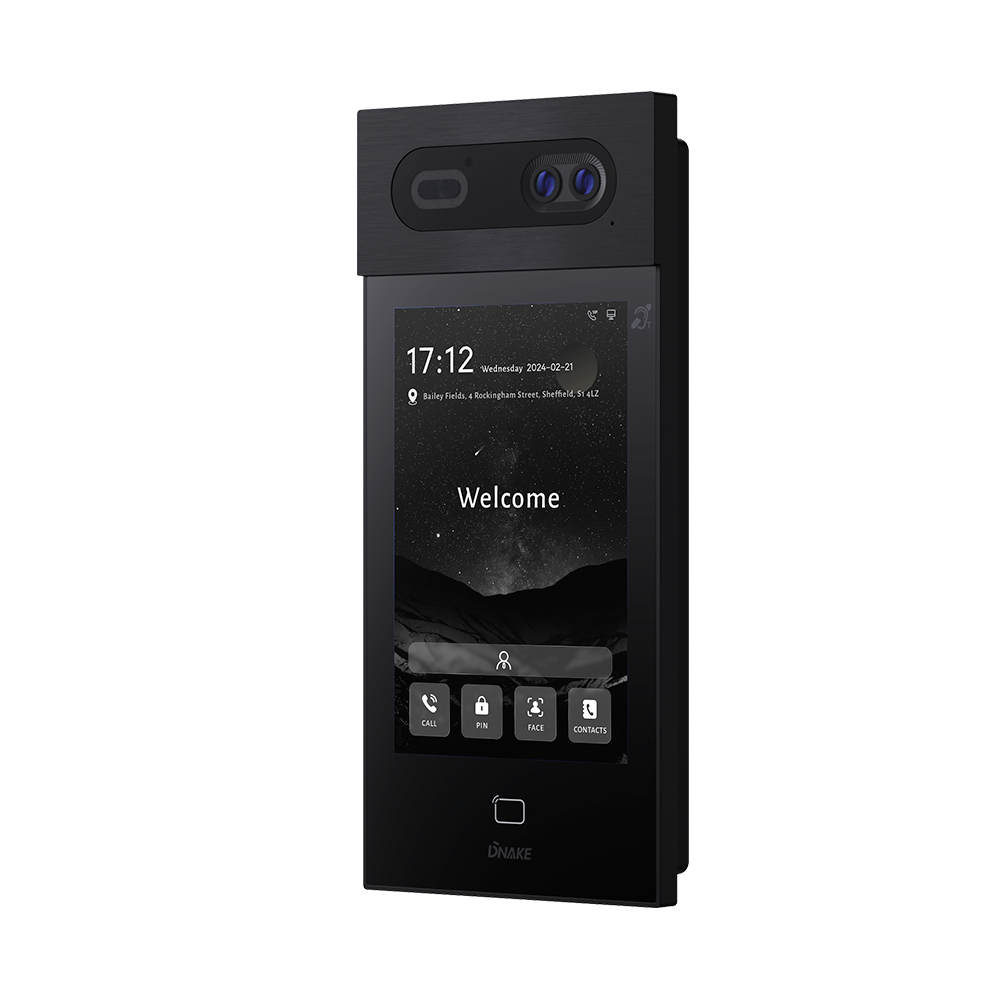 8-дюймовый дверной коммуникатор Android с функцией распознавания лиц