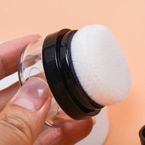 DM нова тегла за пуфка козметички лабава тегла прашок празни козметички тегли бесплатни примероци