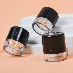 DM novu puff puff jar cusmeticu in polvere vasetti vasi cosmetichi vioti campioni gratuiti
