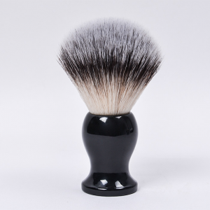 Dongshen mataas na kalidad na itim na dagta hawakan mataas na density fiber synthetic hair shaving brush