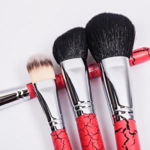Private label professional 16pcs makeup brush set goat hair powder contour brush pony hair eye brush makeup tool