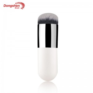 Dongshen højkvalitets hvid træskaft syntetisk hår makeup foundation børste