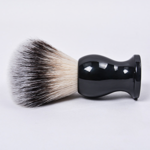 Dongshen high quality black resin inobata yakakwira density fiber synthetic hair shaving brush