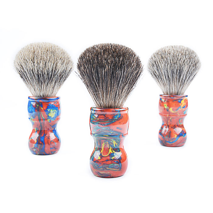 Top quality natural badger hair shaving brush sale shaver brush for men's shaving 22