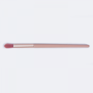 Dongshen Best Selling Pink Wood Handle Custom Synthetic Hair Makeup Brush Blending Eyeshadow Cosmetic Brush