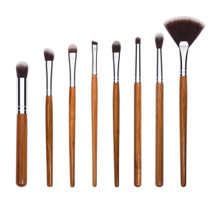 New 13pcs bamboo cosmetics brush makeup brush set professional custom logo makeup set brush