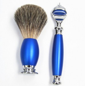 Best amidy custom shaving badger set metal badger shaving brush kit ho an'ny lehilahy
