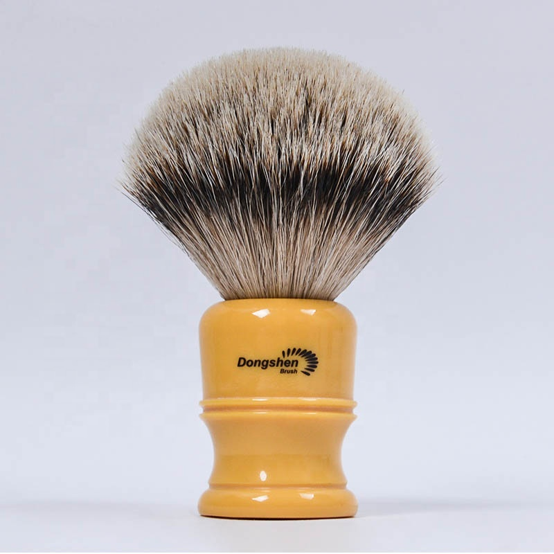 Wholesale Nije Sina Silvertip Badger Hair Kapper Brush Mannen Shaving Samples fergees foar manlju Grooming