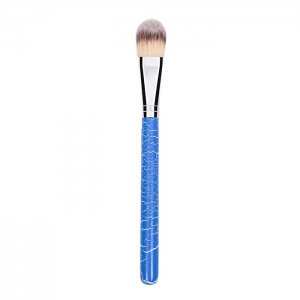 Wholesale single foundation brush vegan wood handle makeup brush beginner private label cosmetics brushes
