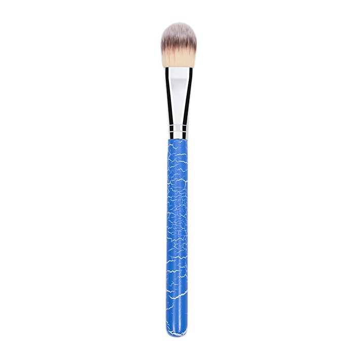 Dongshen wholesale single foundation brush vegan wood handle makeup brush cosmetics brushes_3