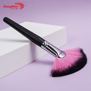 Fan Shape Powder Concealer Blending Finishing Highlighter Highlighting Makeup Brush Nail Art ფუნჯი მაკიაჟისთვის