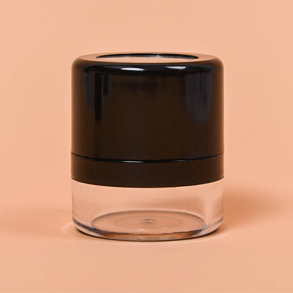 Dongshen new powder puff jar cosmetic loose powder jar empty cosmetic jars free samples_3