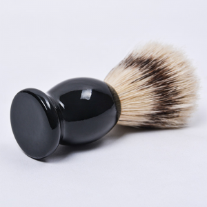 Dongshen Wholesale Boar Bristles Black Resin Handle Mga Sample ng Shaving Brush Libre para sa Pag-aayos ng Lalaki