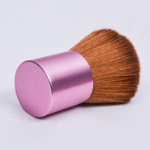 លក់ក្តៅ ស្លាកឯកជន គាំទ្រក្បាលមូលក្បាលមូល Kabuki Brush Makeup Blusher Powder Brush