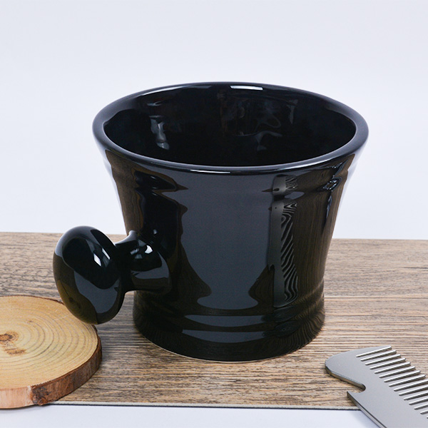 Dongshen High quality shaving soap bowl ceramic shaving bowl porcelain shaving dish_3