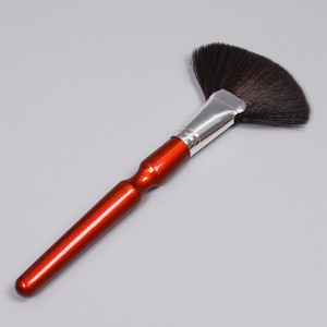 Fan Shape Powder Concealer Blending Finishing Fremheving Makeup Brush Nail Art Brush