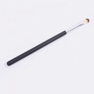 Dongshen High quality factory price synthetic hair custom logo wood makeup brush concealer eyeshadow brush free samples