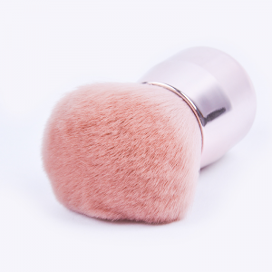 Dongmei Professional custom logo pink vegan kabuki powder make up brushes 3 in 1 makeup brush