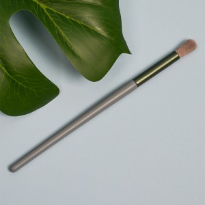 Մեծածախ Private Label Custom Logo Green Blending Eye Brush Vegan Eyeshadow Cosmetic Brushes Wood Single Makeup Brush