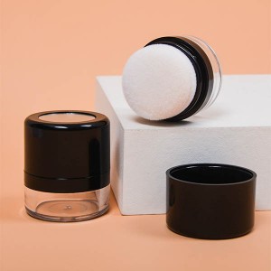 DM nuevo tarro de soplo de polvo cosmético tarro de polvo suelto tarros cosméticos vacíos muestras gratis