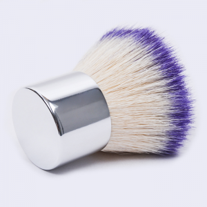 Dongshen Wholesale Private Label Facial Synthetic Fiber Vegan Short Flat Kabuki Brush Makeup Brush Blusher Powder Brush.