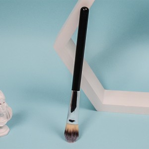 Χονδρικό προσαρμοσμένο λογότυπο μονή βούρτσα μακιγιάζ μάσκα βάσης βούρτσα βίγκαν μάσκα απλικατέρ ξύλινη λαβή βούρτσα μάσκας προσώπου
