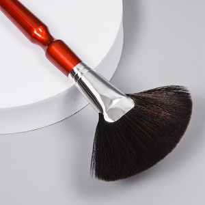 Bentuk Kipas Bubuk Concealer Blending Finishing Highlighting Makeup Brush Nail Art Brush