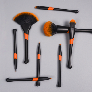 Dongshen 8pcs Synthetic Hair Plastic Handle Best Selling Makeup Brush Professional Set Private Label Cosmetics Brushes Set