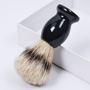 Dongshen Wholesale Boar Bristles Black Resin Handle Shaving Brush Samples Free for Men’s Grooming