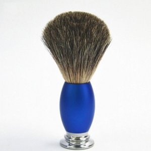 Juego de tejón de brocha de afeitar personalizado más vendido, kit de brocha de afeitar de tejón de metal para el afeitado de los hombres