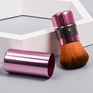 DM High End စိတ်ကြိုက်လိုဂို လူကြိုက်များသော Vegan Makeup Powder Brush Kabuki Travel Cosmetic Brush Facial Blush Brushes