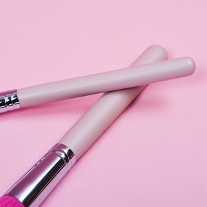 Wholesale 11Pcs wood bestope makeup brushes vegan pink customizable makeup brush set 2022 for cosmetic