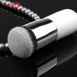 Dongshen visokokvalitetna bijela drvena drška sintetička četka za šminku za kosu