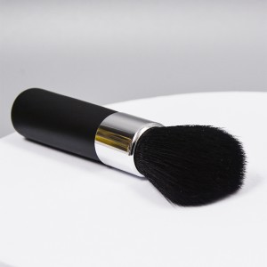 DM private label goat hair wooden handle makeup brush powder brush makeup brushes for face