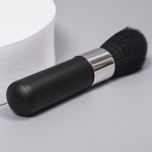 DM private label goat hair wooden handle makeup brush powder brush makeup brushes for face